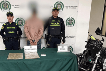 Cae en Bosa hombre señalado de transportar más de 1.100 gramos de droga