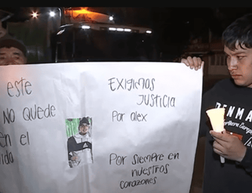 Familiares realizaron velatón en Villa Elisa, Suba, para exigir justicia por homicidio ocurrido en medio de un presunto hurto