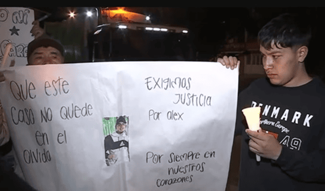 Familiares realizaron velatón en Villa Elisa, Suba, para exigir justicia por homicidio ocurrido en medio de un presunto hurto