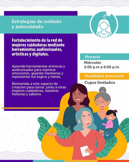 Últimos cupos para participar en el curso de fortalecimiento de la Red de Mujeres Cuidadoras de Usaquén