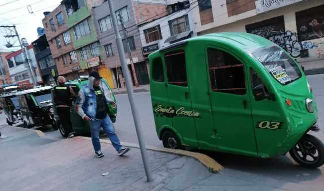 Comunidad de La Toscana denuncia invasión de paradero del SITP por bicitaxistas