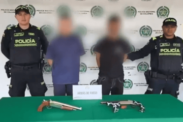 Con dos escopetas y antecedentes por hurto: así cayeron dos hombres en Usme