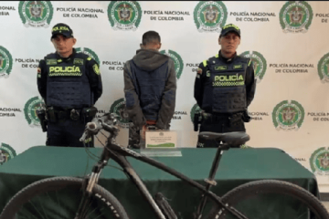 Capturan en Bosa a hombre señalado de herir y robar a un ciclista