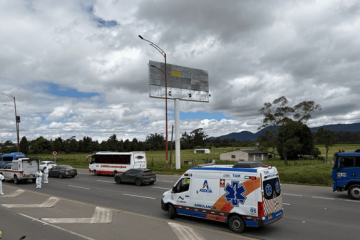 Siniestro vial en Suba deja un motociclista muerto en la Autopista Norte