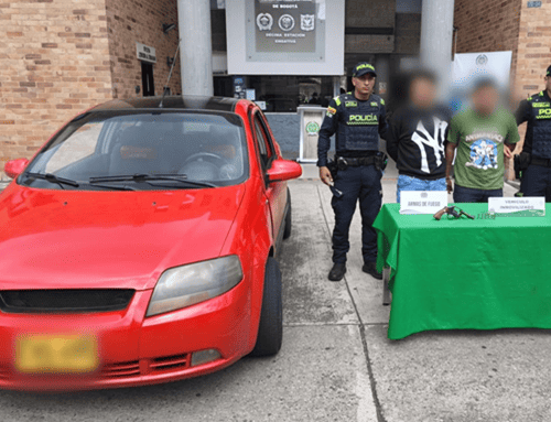 En Engativá, cámaras de seguridad fueron clave para capturar a dos hombres armados