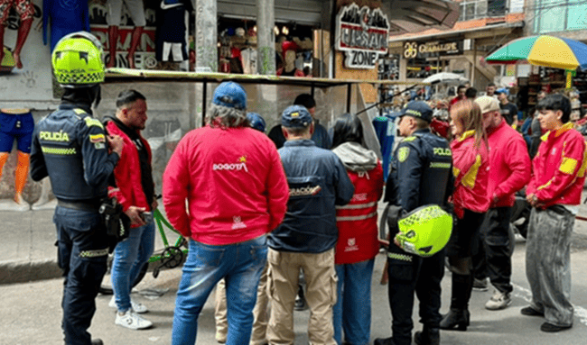 Alcaldía de Los Mártires refuerza controles para promover la legalidad y el buen uso del espacio público