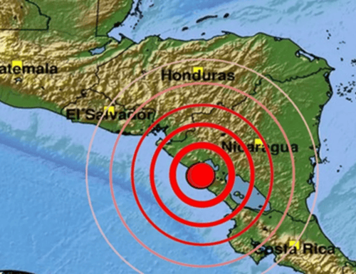 Alerta: Temblor de magnitud 5.1 sacudió la costa de Nicaragua