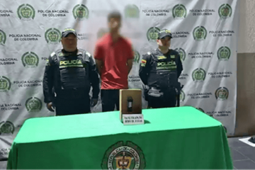Adolescente fue aprehendido con una granada de fragmentación en el centro de Bogotá