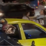 Taxista habría agredido a una mujer tras choque de motocicleta frente a Plaza Imperial en Suba