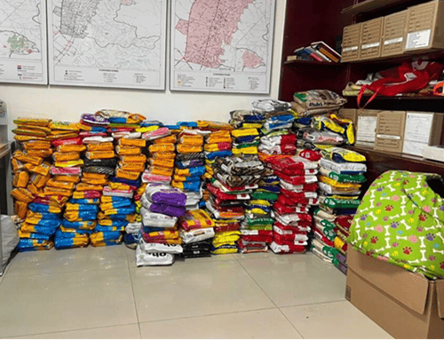 Bogotá ha donado más de seis toneladas de ayudas para animales afectados por los terremotos en Venezuela