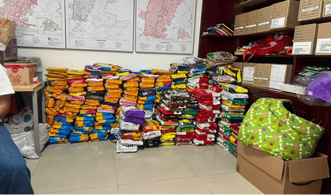 Bogotá ha donado más de seis toneladas de ayudas para animales afectados por los terremotos en Venezuela