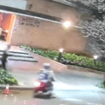En video quedó registrado el hurto de un celular a un domiciliario en Usaquén; la comunidad ayudó a capturar al presunto ladrón