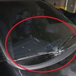 Conductor denuncia ataque contra vehículo en la avenida Cali con calle 139; una bebé iba a bordo
