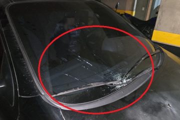 Conductor denuncia ataque contra vehículo en la avenida Cali con calle 139; una bebé iba a bordo