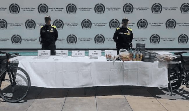 Allanamientos en Engativá dejan droga, pólvora y bicicletas incautadas