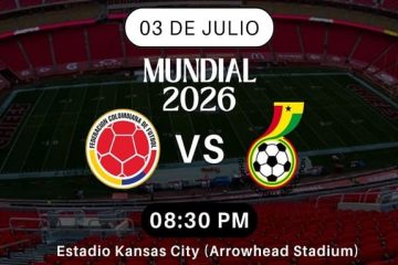 Colombia busca ratificar su liderato ante el orden de Ghana