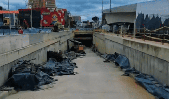 Obras del deprimido de TransMilenio en la avenida 68 superan el 70 % de avance