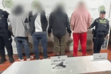 Cuatro hombres fueron capturados en Chapinero; uno tiene más de 14 antecedentes