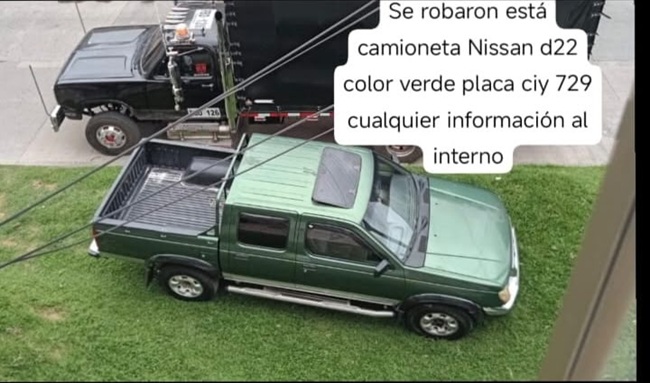 Roban camioneta en Suba y estafan a la familia con falsas llamadas