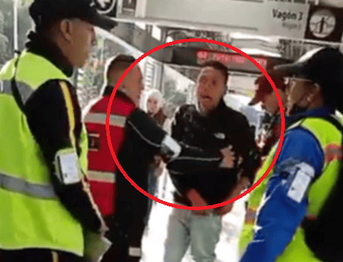 Presunto colado protagonizó un acto de violencia en estación de TransMilenio