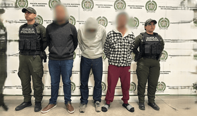 Desarticulan red dedicada a extorsionar con la modalidad de falsa encomienda en Bogotá