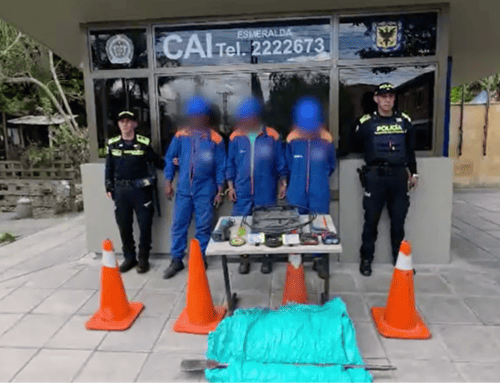 Capturan a tres falsos operarios que presuntamente robaban redes de telecomunicaciones en Teusaquillo