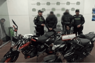 Recuperan dos motocicletas robadas y capturan a dos personas en Ciudad Bolívar