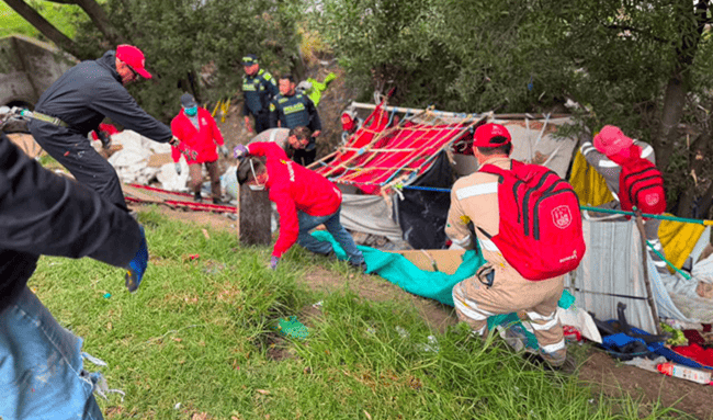 Operativo interinstitucional recuperó espacio público en la Autopista Norte de Usaquén