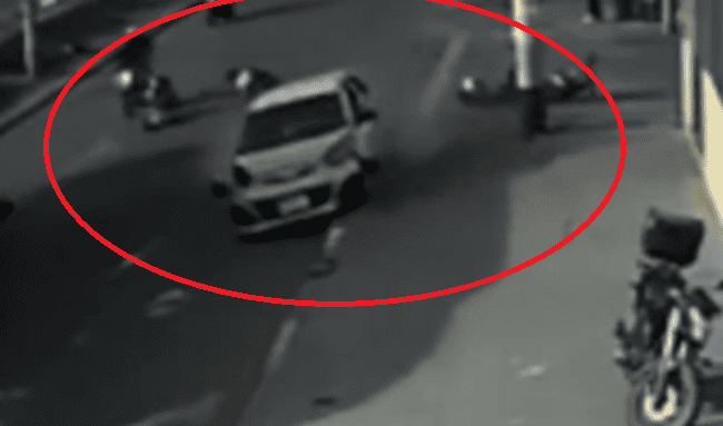 Taxista arrolló a dos motociclistas en Suba y huyó del lugar, esto se sabe:
