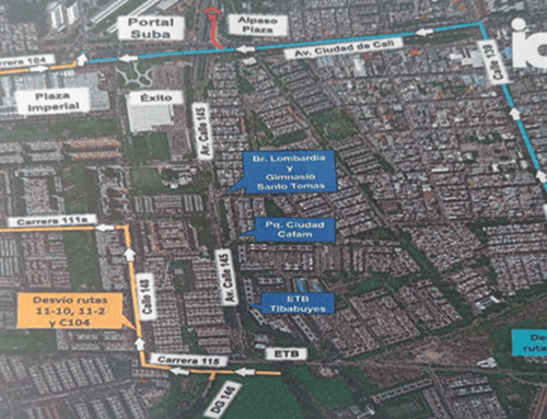 Mantenimiento en puente de la avenida Suba cambiará recorridos de cuatro rutas alimentadoras
