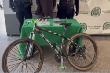 Intentó escapar de la Policía, pero cayó con bazuco y una bicicleta robada en Antonio Nariño