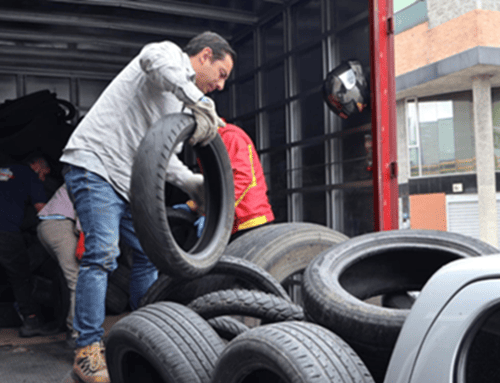 Barrios Unidos le dice adiós a 400 llantas abandonadas en sus calles