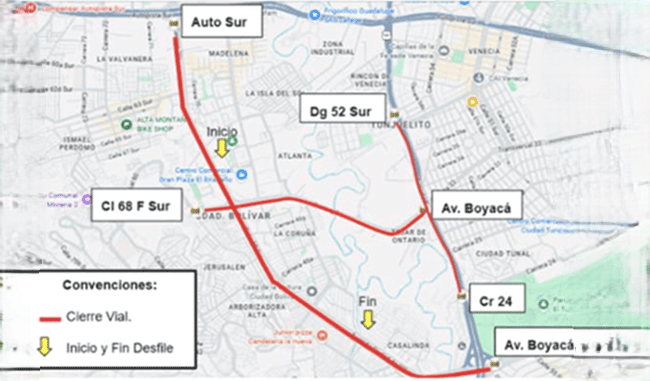 ¡Prográmese! Estos serán los cierres viales y cambios en TransMilenio por el desfile del 20 de Julio en Bogotá