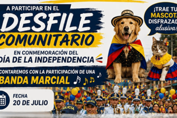 La Gaitana celebrará el 20 de Julio con un desfile comunitario y actividades para toda la familia