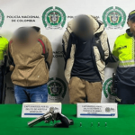 ¡Con brazalete del INPEC y en una camioneta robada! Policía capturó a dos presuntos ladrones en Bogotá