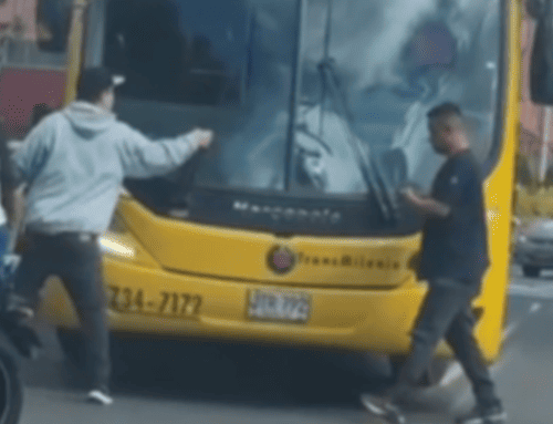 Tensa situación de intolerancia en Compartir, Suba: ciudadano dañó un bus del SITP tras presunto incidente con una adulta mayor