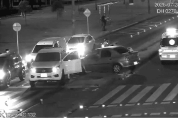 Siniestro vial en Suba: vehículo terminó contra el separador en la avenida Cali