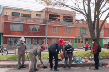 Autoridades desmontaron cambuches y recuperaron espacio público en Bosa Carbonell