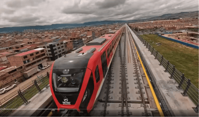 Metro de Bogotá alcanza el 80 % de avance y trenes ya realizan pruebas a 90 km/h