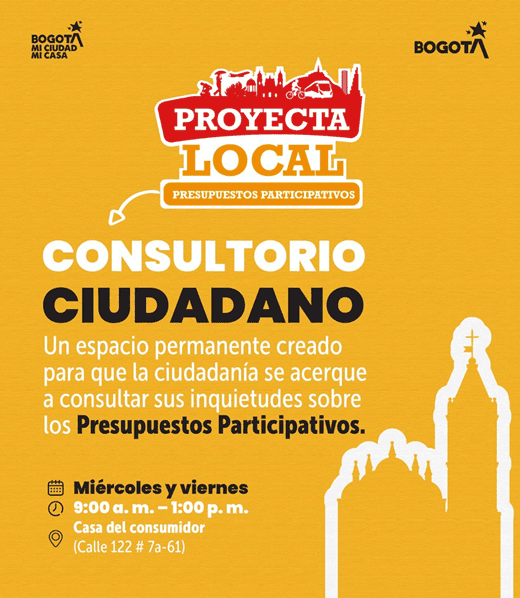Usaquén habilita "Consultorio Ciudadano" para impulsar la participación en los presupuestos locales