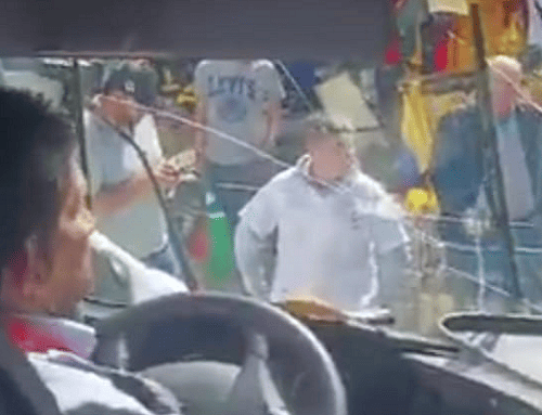 Violenta reacción tras choque entre un bus del SITP y otro vehículo en Bogotá