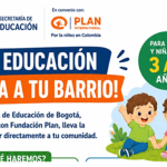 La Secretaría de Educación llevará jornada de inscripción escolar al barrio Fontanar del Río en Suba