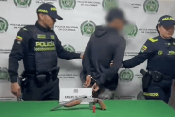 Capturan a un hombre con una escopeta durante operativo policial en Santa Librada, Usme