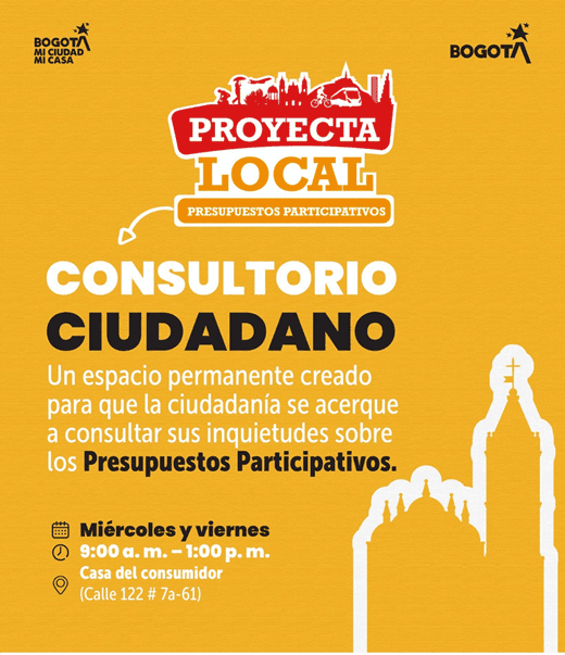 ¡Usaquén abre sus puertas a la participación! Lanzan Consultorio Ciudadano para los Presupuestos Participativos