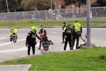 Vigilante de TransMilenio fue apuñ3lado tras reclamar a un colado en el Portal Suba