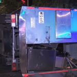 Grave accidente en San José de Bavaria dejó cuatro personas lesionadas tras volcamiento de un furgón