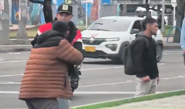Altercado en la avenida Cali, en Suba, por poco termina en tragedia