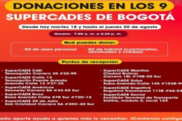 Bogotá habilita nueve SuperCADE para recibir ayudas por el terremoto