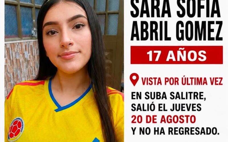 Buscan a adolescente de 17 años desaparecida en Suba