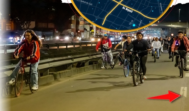 Ciclovía Nocturna en Bogotá tendrá cierres viales este jueves 27 de agosto